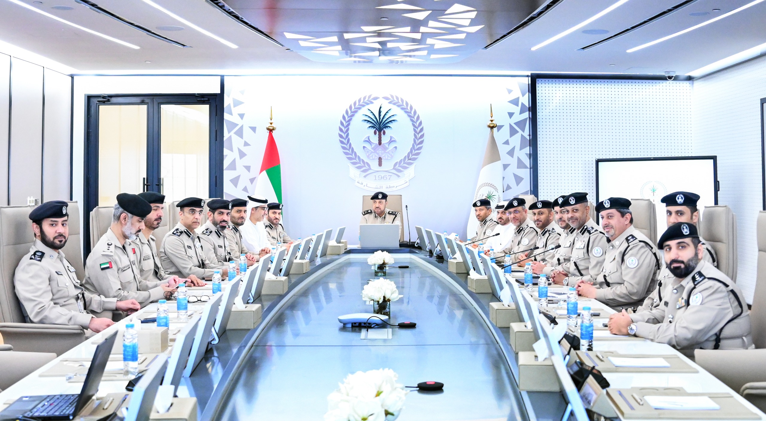 His Excellency Major General Abdullah Mubarak Bin Amer, Commander-in-Chief of Sharjah Police, headed the third meeting of the Supreme Council at the Sharjah Police Headquarters for the ...